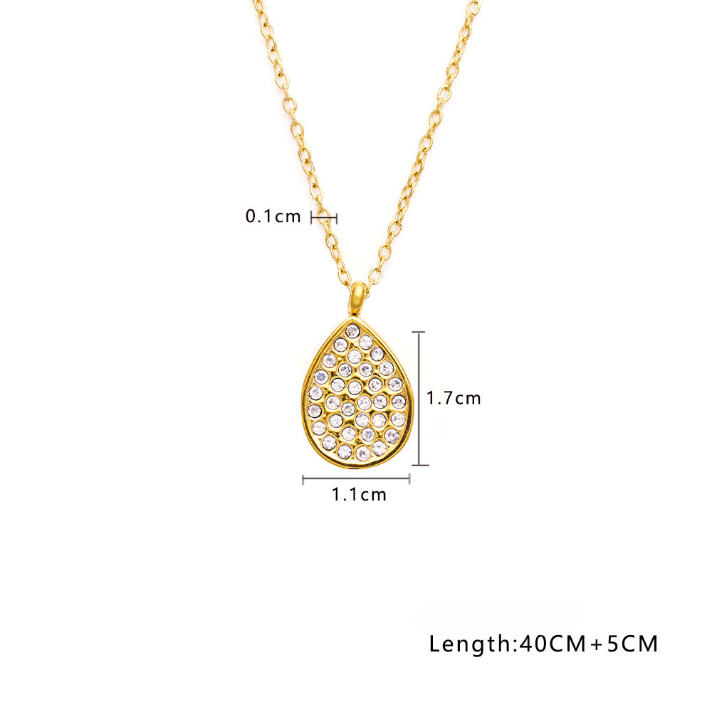 Wholesale Titanium Steel Plated 18k Gold Necklace ACC-NE-Feif004