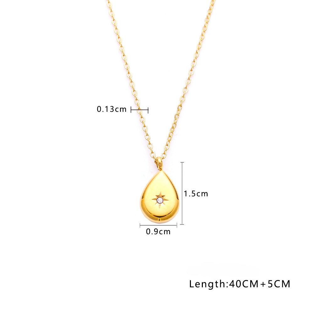 Wholesale Titanium Steel Plated 18k Gold Necklace ACC-NE-Feif004