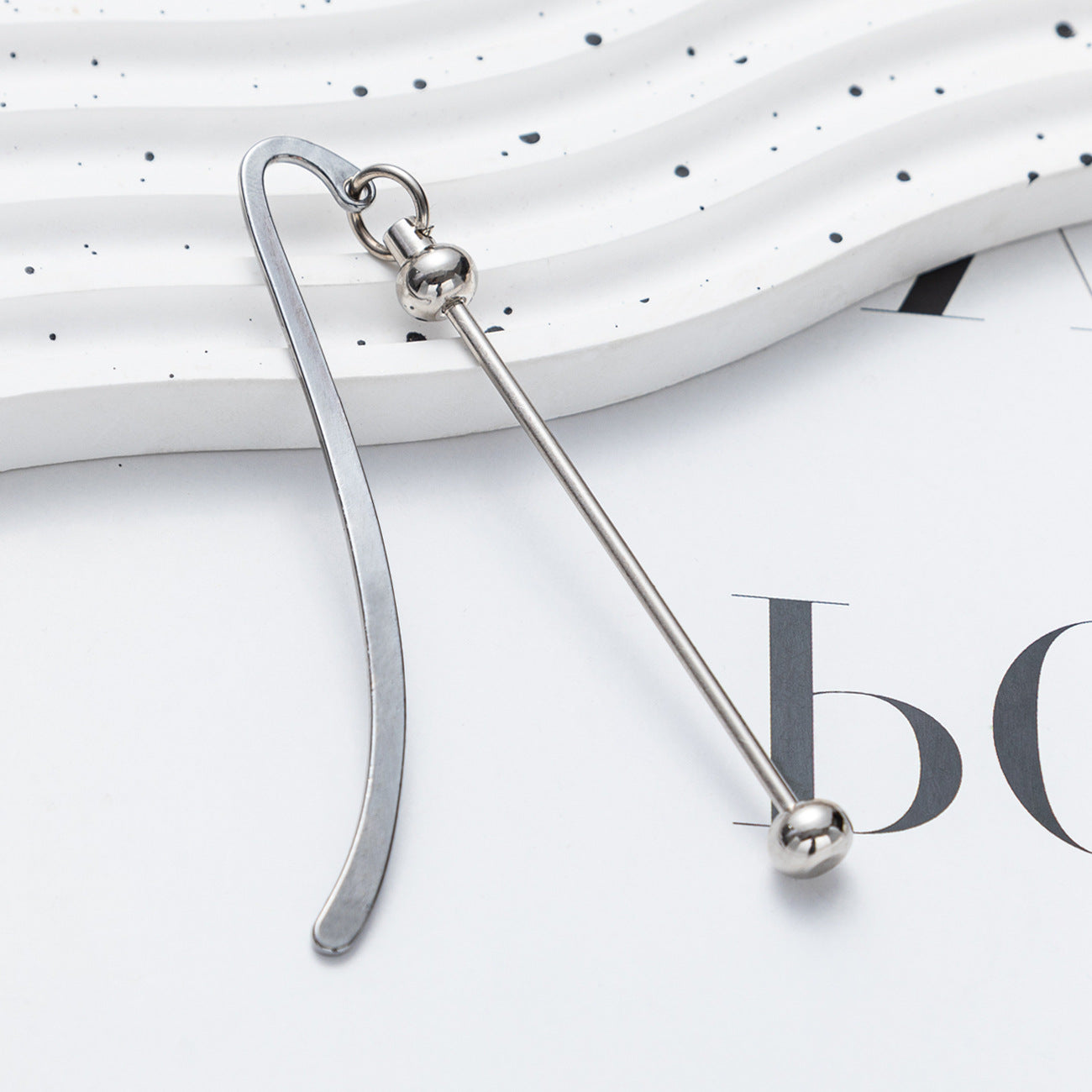 Wholesale Candy Color Beadable Bookmarks Metal DIY For Beaded Bar ACC-BM-HuaH001