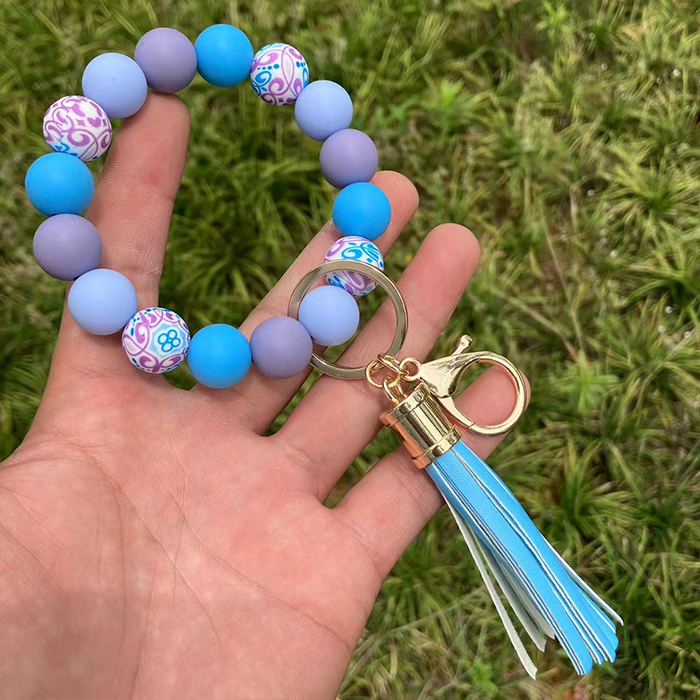 Couplette de bracelet en silicone en silicone en silicone léopard