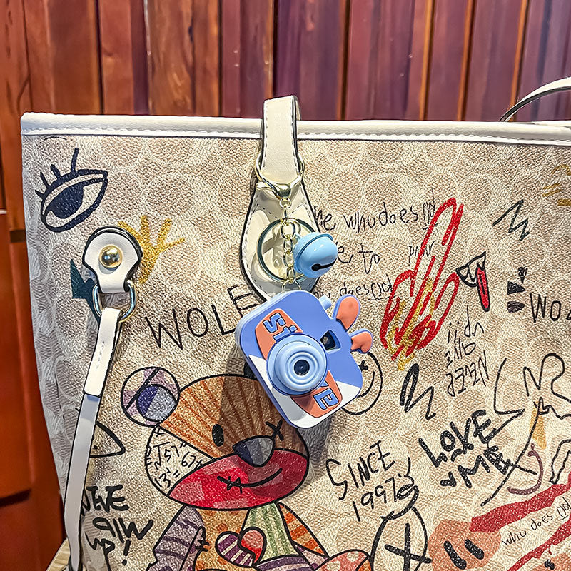 Wholesale Plastic Rabbit Camera Keychains ACC-KC-Zhicheng003