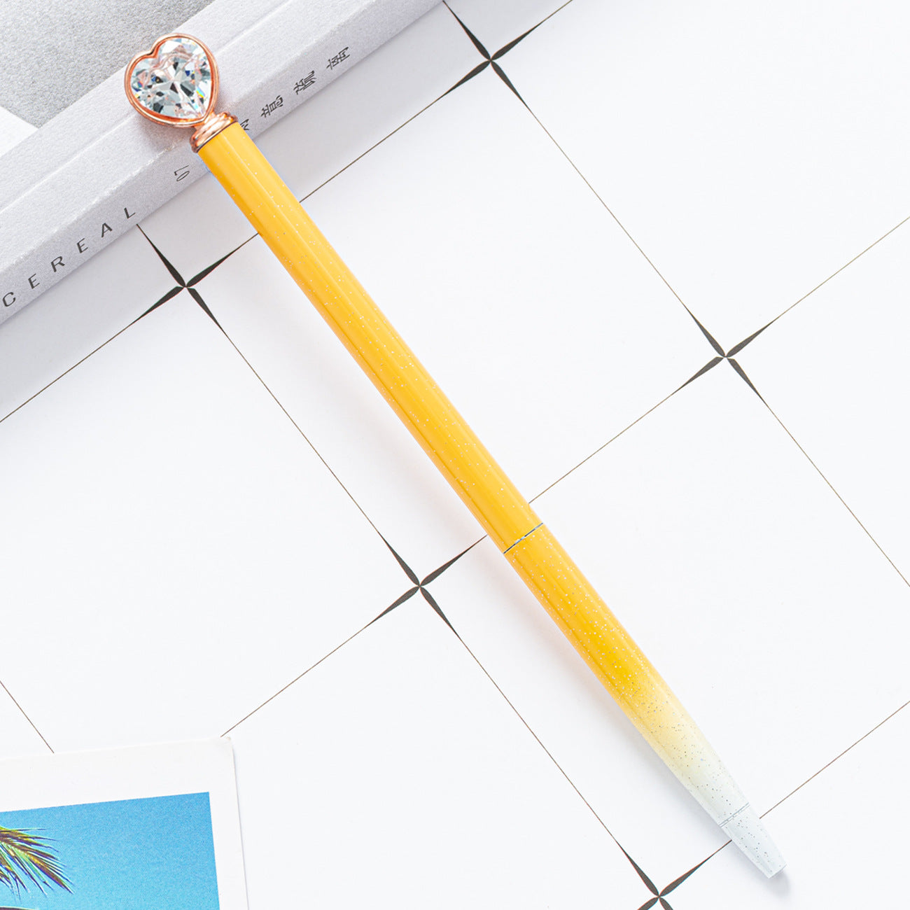 Wholesale Heart Diamond Metal Ballpoint Pen