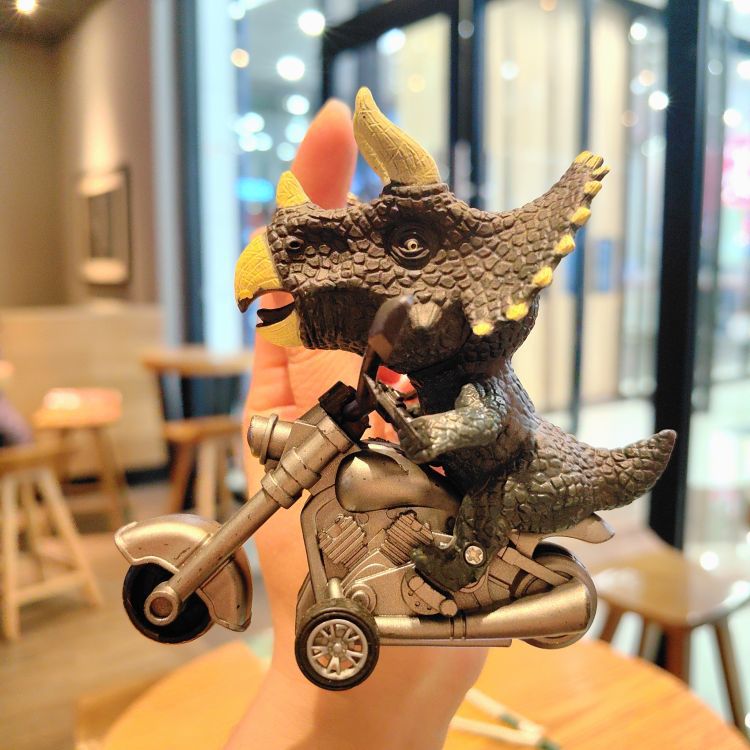 Wholesale Cartoon Dinosaur Tricycles Zinc Alloy Keychain ACC-KC-Shuot005