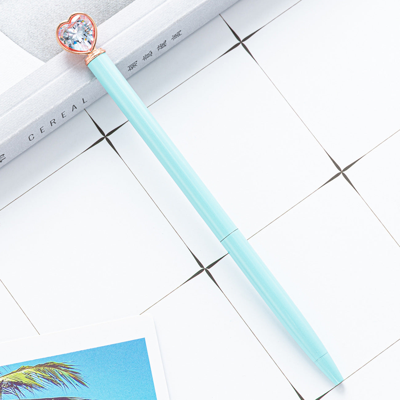 Wholesale Heart Diamond Metal Ballpoint Pen