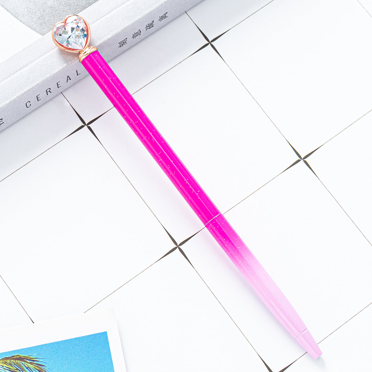 Wholesale Heart Diamond Metal Ballpoint Pen