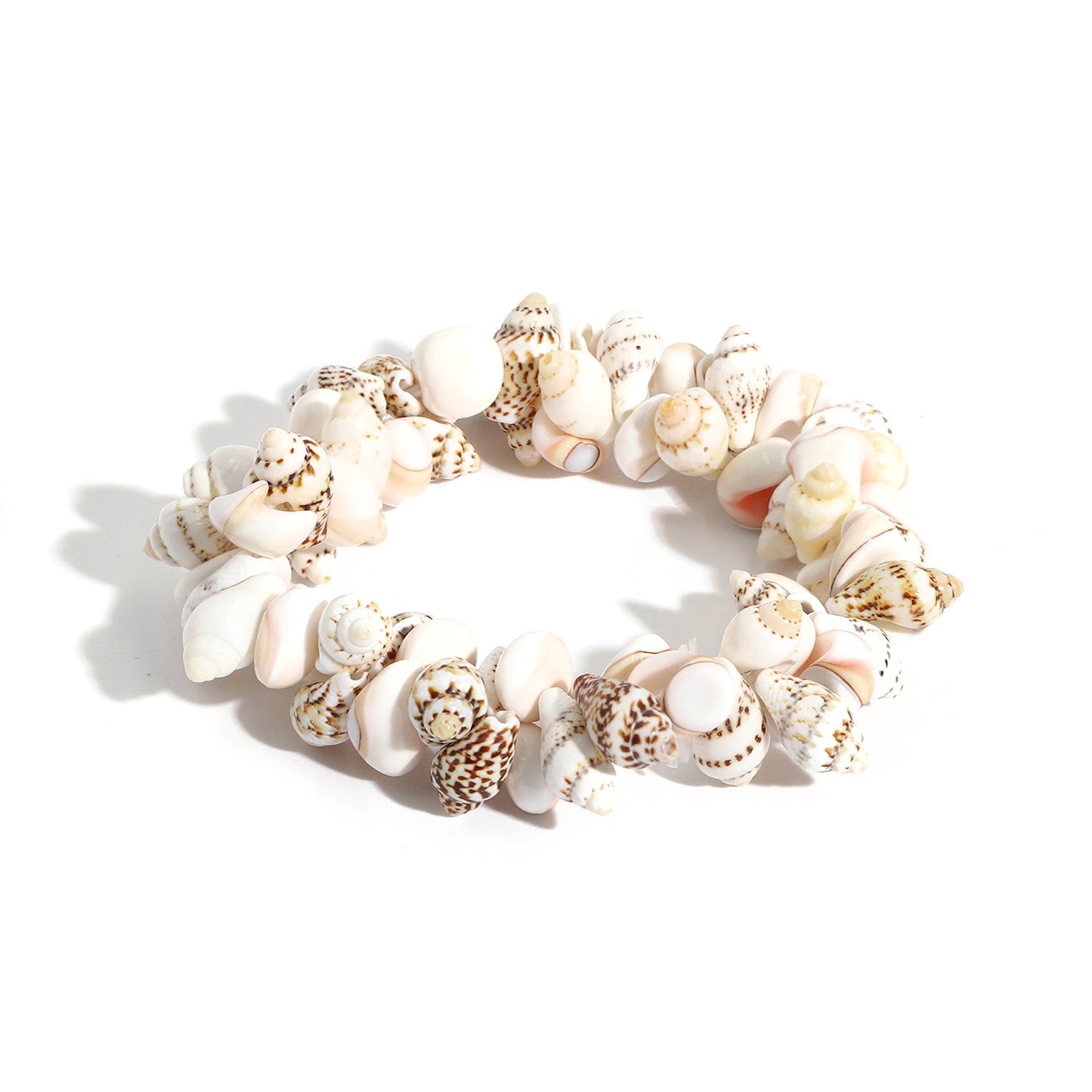 Wholesale Natural Gravel and Shell Bracelet