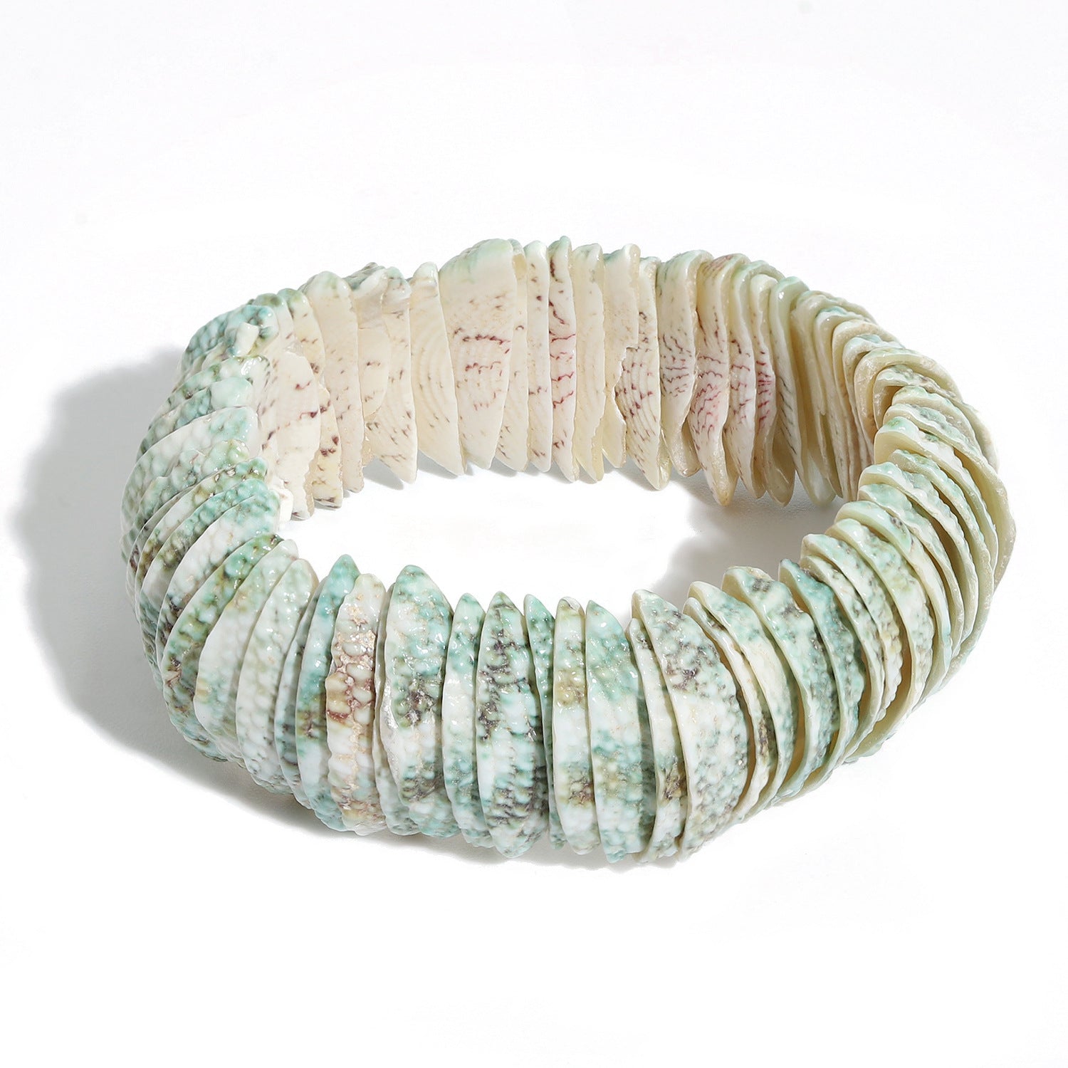 Wholesale Natural Gravel and Shell Bracelet