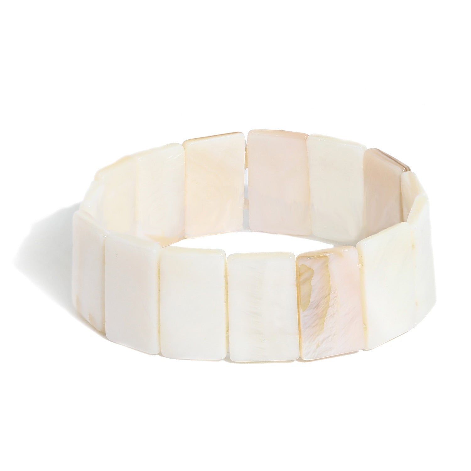 Wholesale Natural Gravel and Shell Bracelet