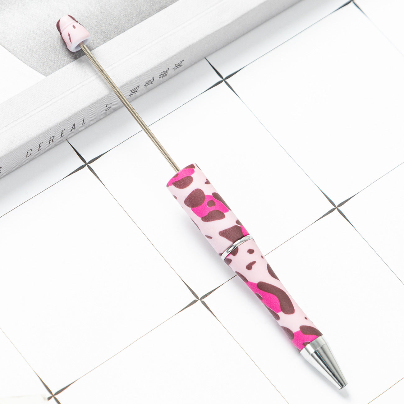 Wholesale Beadable Pens Graduation Print Plastic Pen DIY for Beaded ACC-BP-Huah137