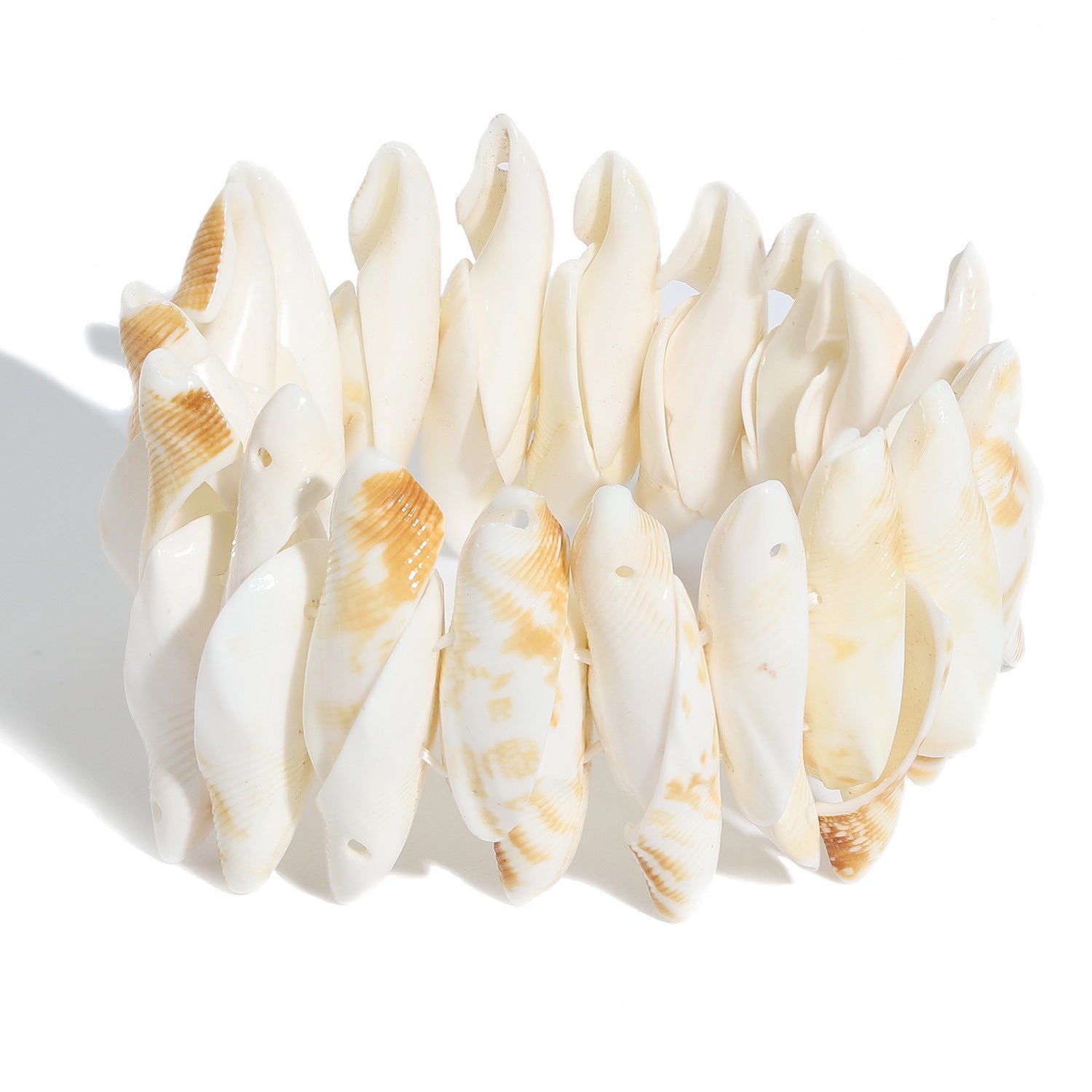 Wholesale Natural Gravel and Shell Bracelet