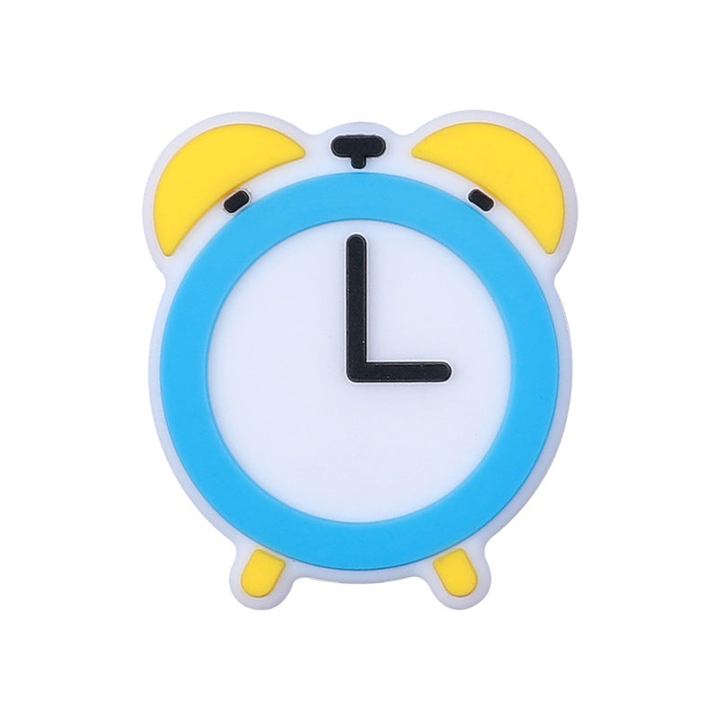 Wholesale of 20pcs Alarm Clocks for The Start of The School Season, Books, Crayons, Silicone Beads, Focal Beads ACC-BDS-HCX003