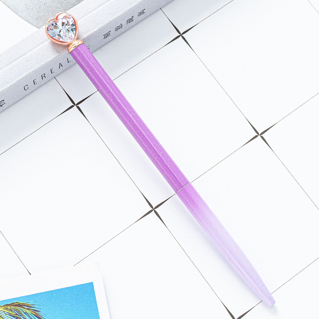 Wholesale Heart Diamond Metal Ballpoint Pen