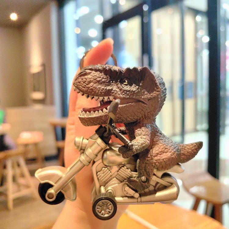 Wholesale Cartoon Dinosaur Tricycles Zinc Alloy Keychain ACC-KC-Shuot005