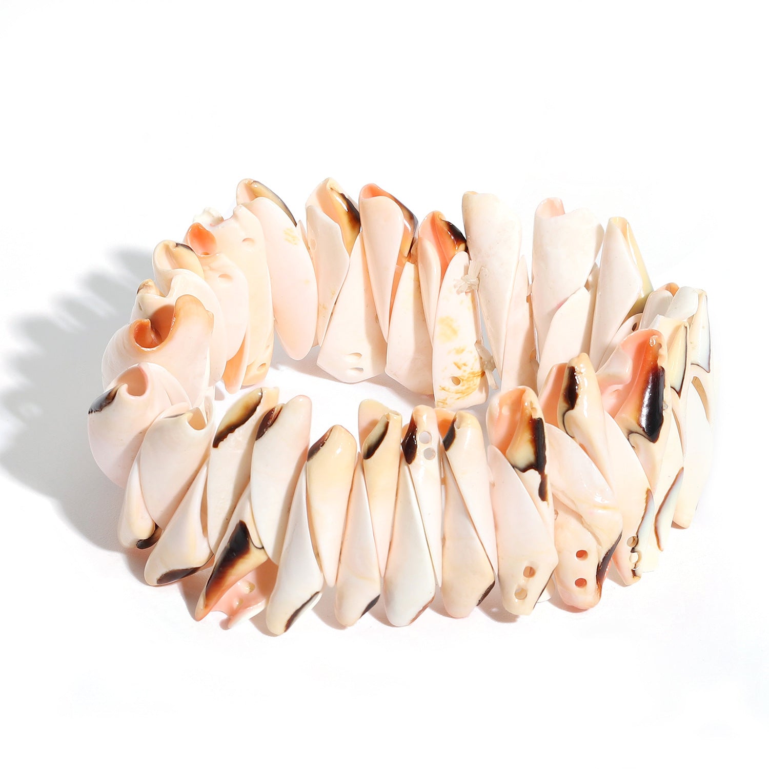 Wholesale Natural Gravel and Shell Bracelet