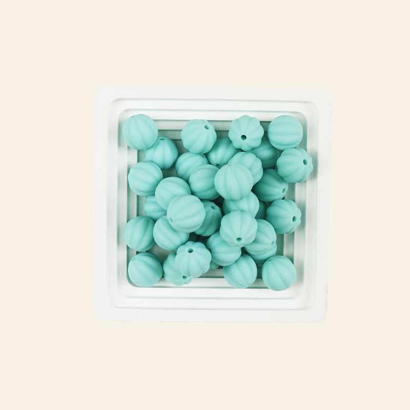 Wholesale 100pcs 15mm Pumpkin Beads Silicone Beads DIY for Beadable ACC-BDS-JIaHao006