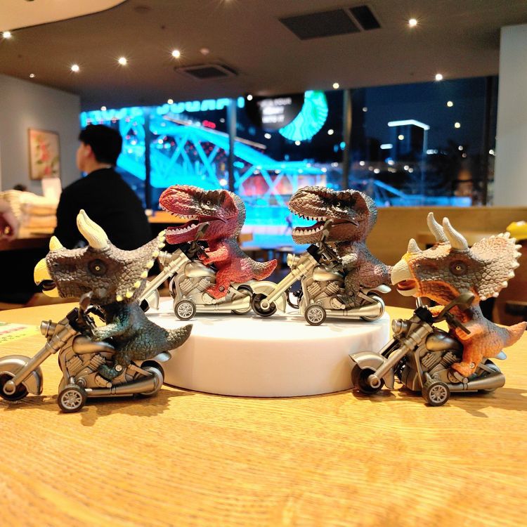 Wholesale Cartoon Dinosaur Tricycles Zinc Alloy Keychain ACC-KC-Shuot005