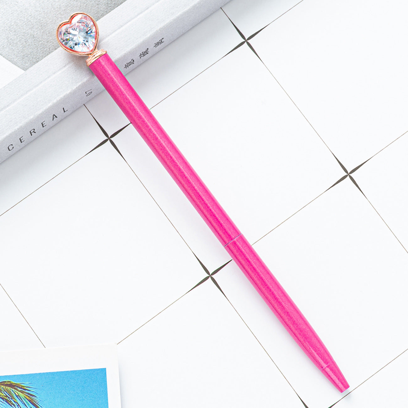 Wholesale Heart Diamond Metal Ballpoint Pen