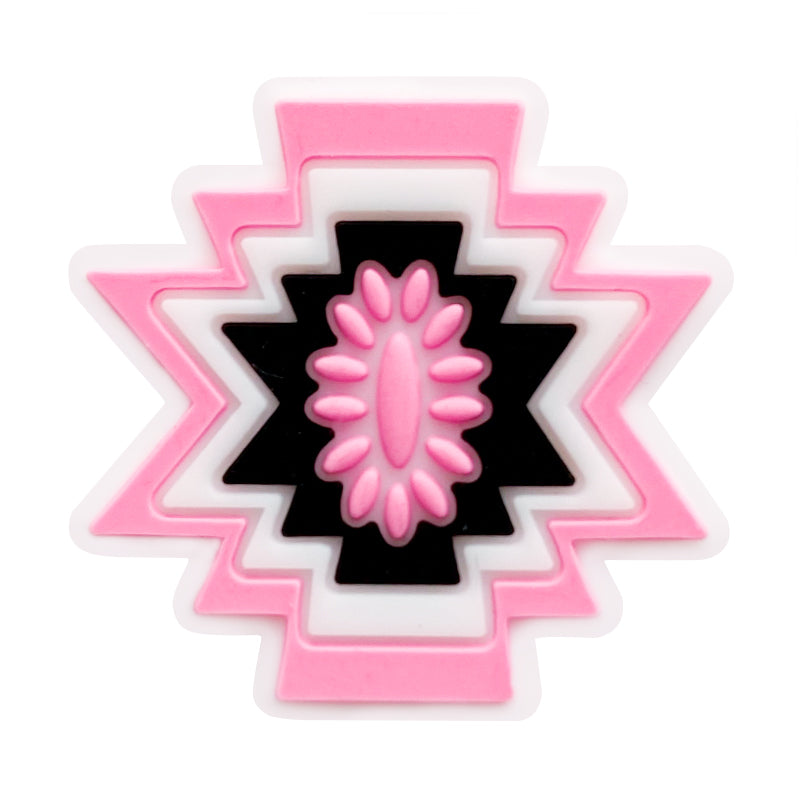 Wholesale 10pcs Aztec Western Style Silicone Focal Beads ACC-BDS-WDX209