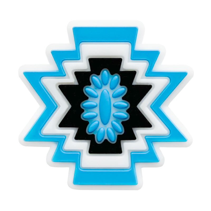 Wholesale 10pcs Aztec Western Style Silicone Focal Beads ACC-BDS-WDX209