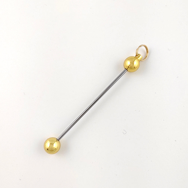Wholesale DIY Beaded Metal Keychain Bar